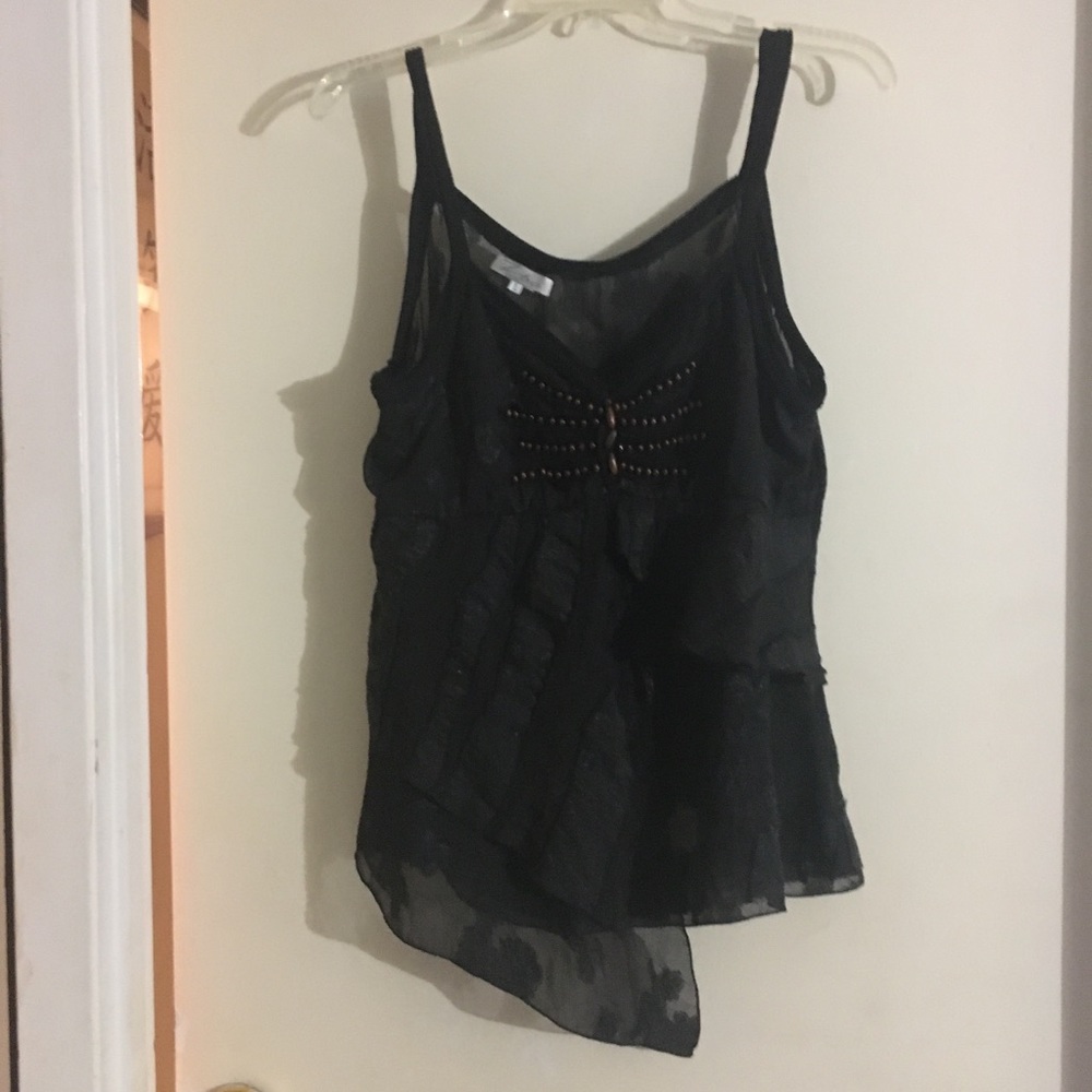 Zba Black Camisole Size Large.
